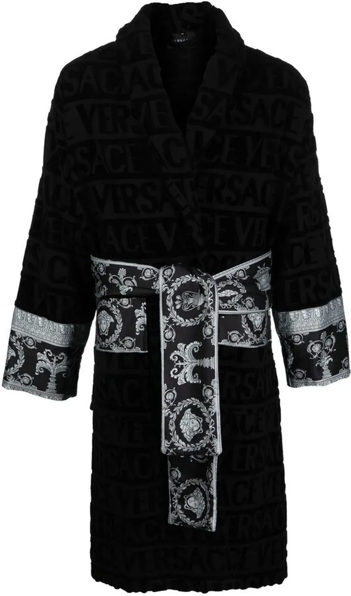 Barocco-panel logo devoré robe