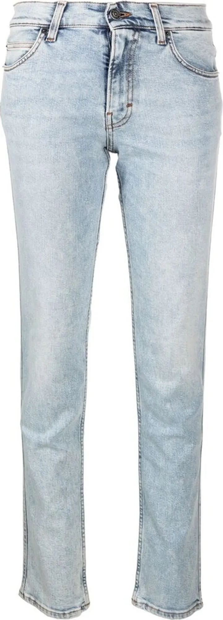 Slim-Cut Acid-Wash Jeans