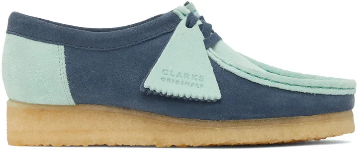 Clarks Originals Blue Suede Wallabee Derbys