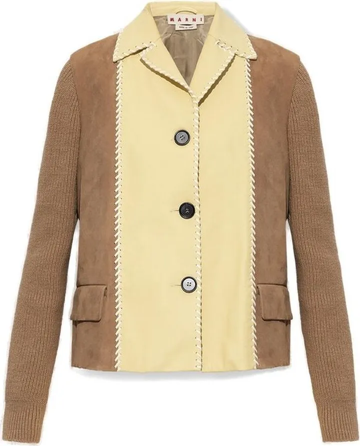 Marni Single-Breasted Long-Sleeved Jacket
