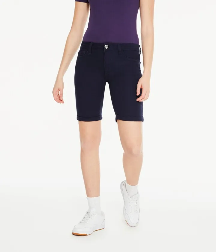 Aeropostale Womens Five-Pocket Uniform Bermuda Shorts