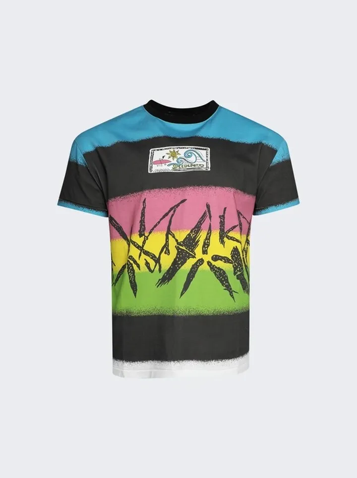 X Pale USA Cane Jersey Multicolor