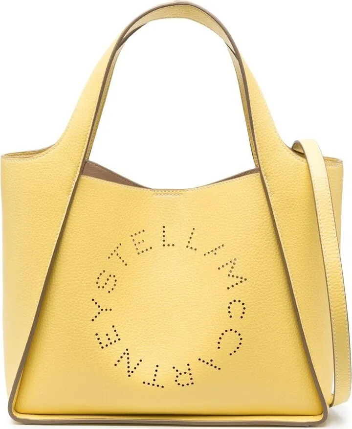 Perforated-Logo Tote Bag
