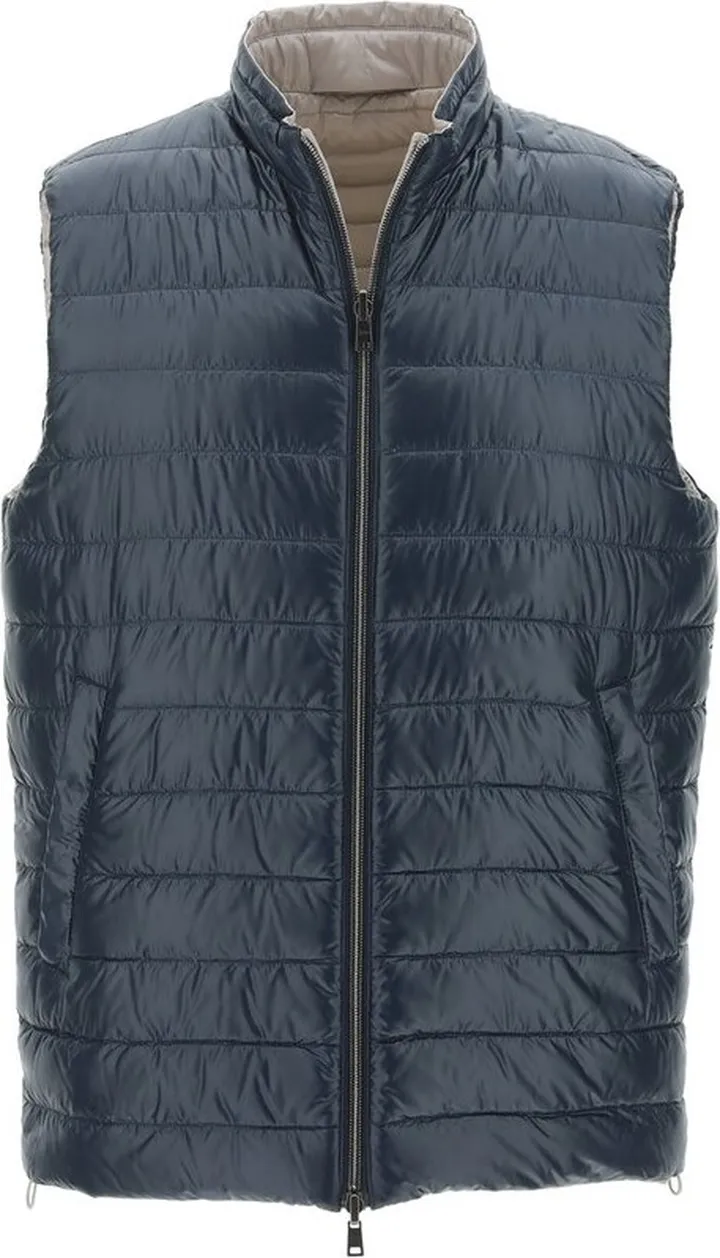 Herno Reversible Padded Zipped Gilet