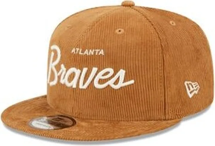 New Era 9FIFTY Cordscript Atlanta Braves Fitted Hat