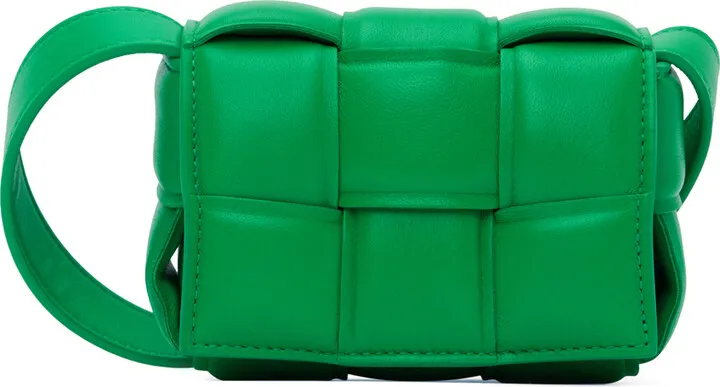 Bottega Veneta Green Candy Padded Cassette Bag