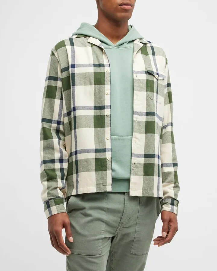 Men's Cotton Flannel Overshirt