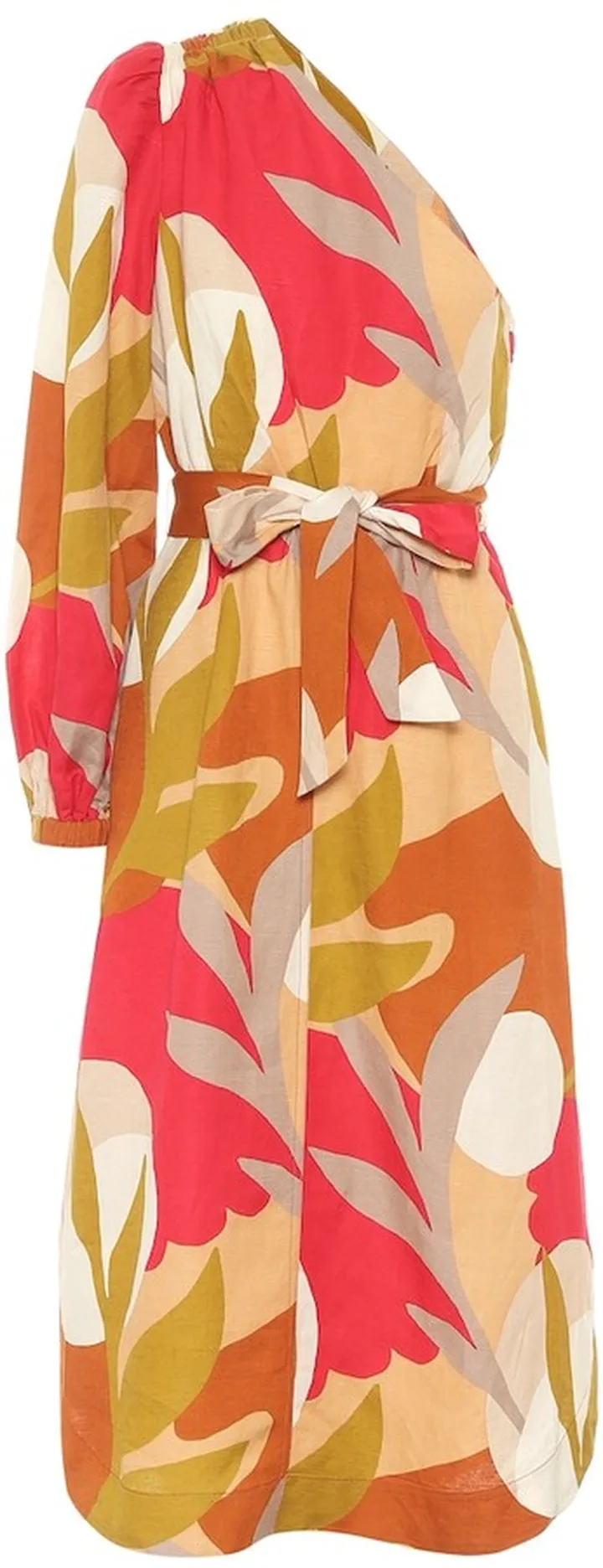 Sangria printed midi dress