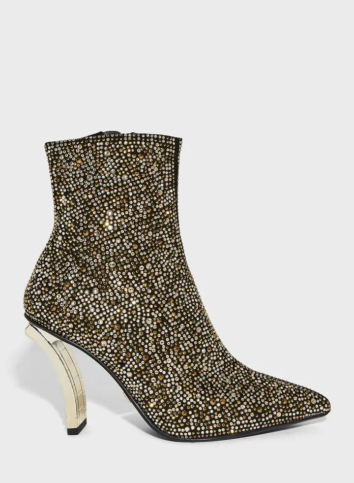 Lure High Heel Ankle Boots