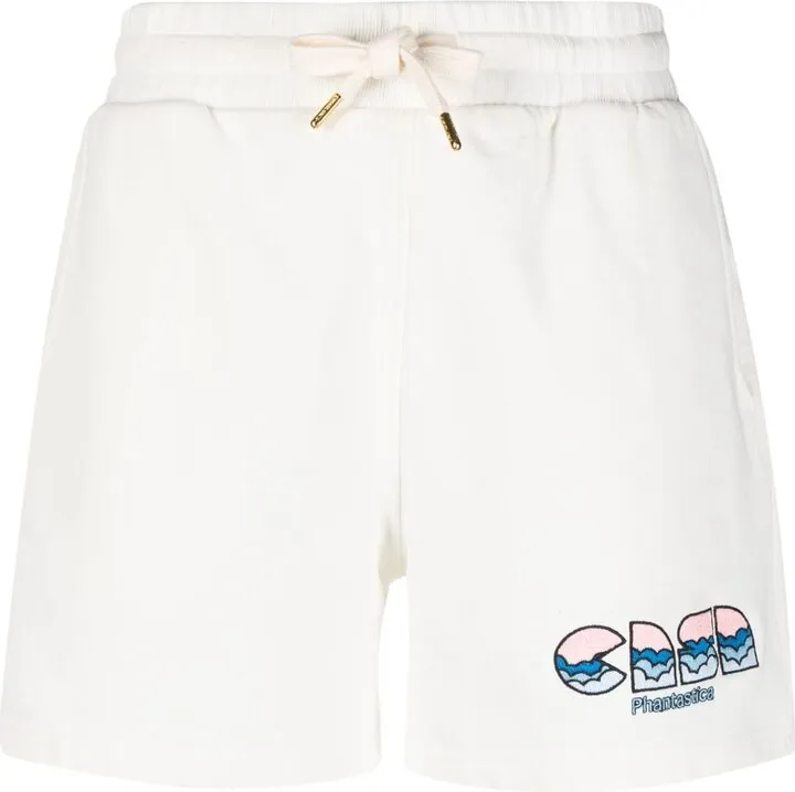 Logo-Embroidered Cotton Shorts