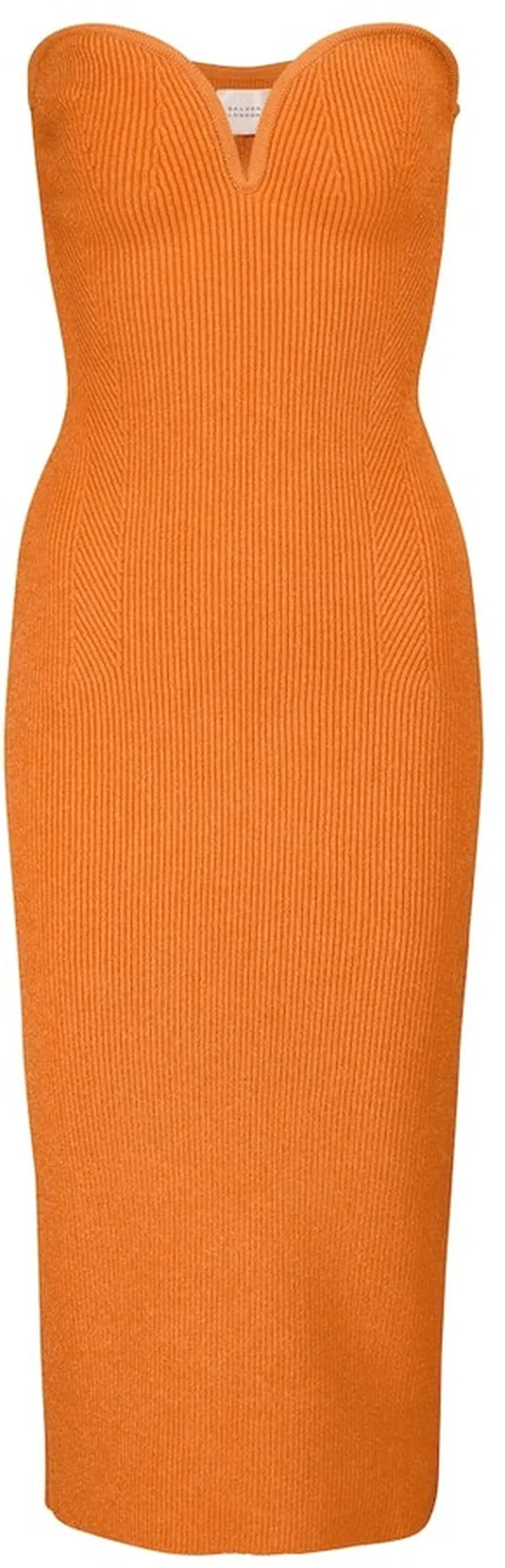 Thalia ribbed-knit midi dress