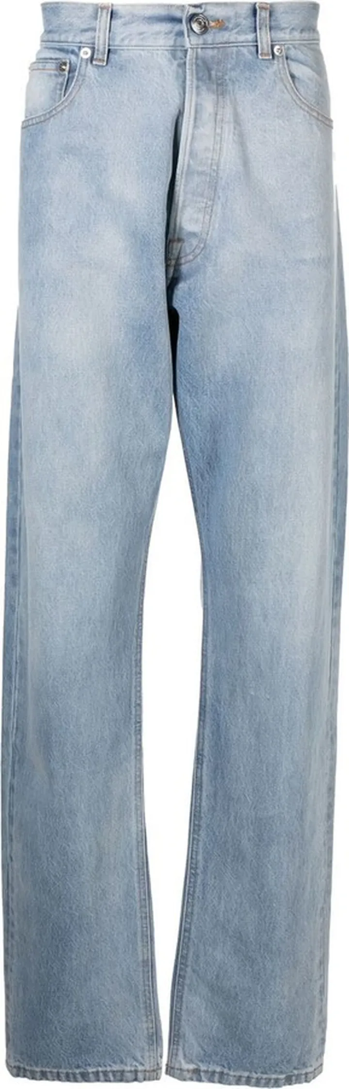 Wide-Leg Denim Trousers