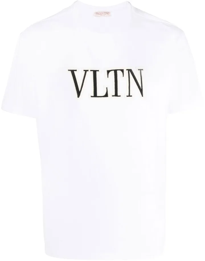 VLTN logo-embroidered T-shirt