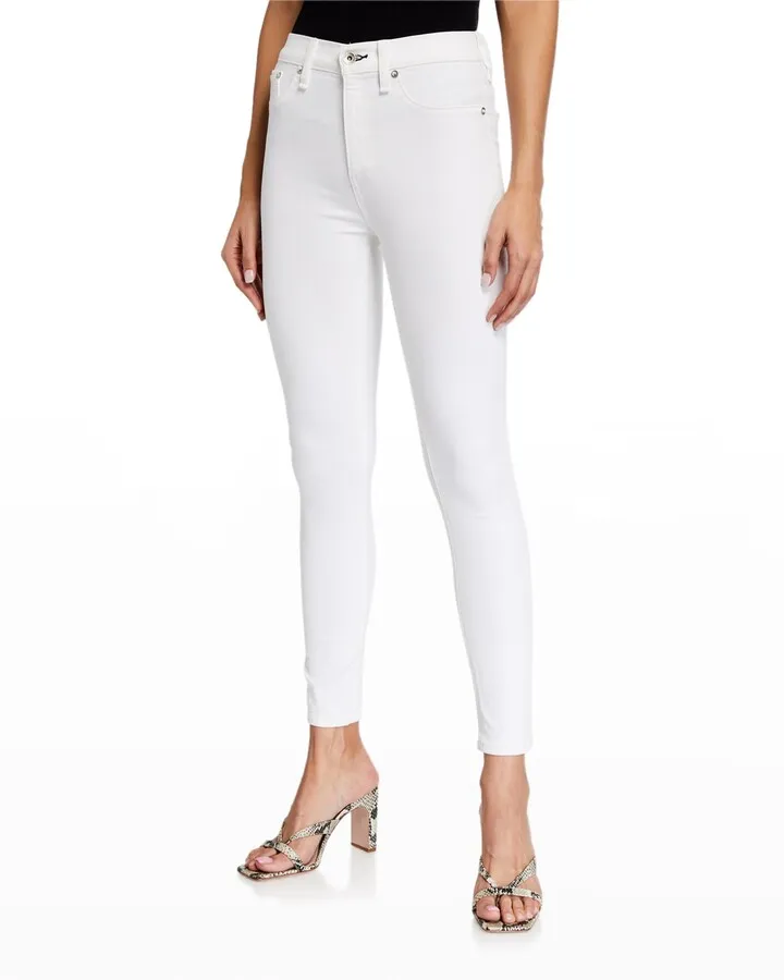 Nina High-Rise Ankle Skinny Jeans