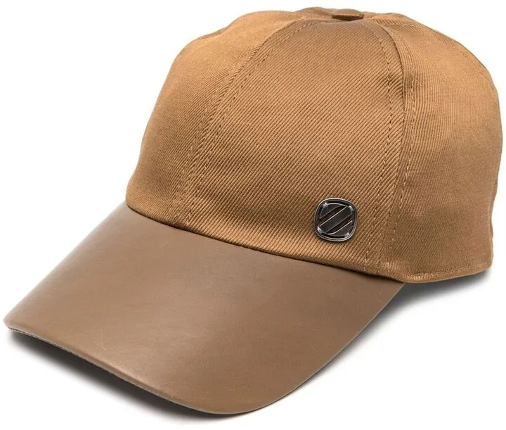 Logo-Plaque Cotton Cap