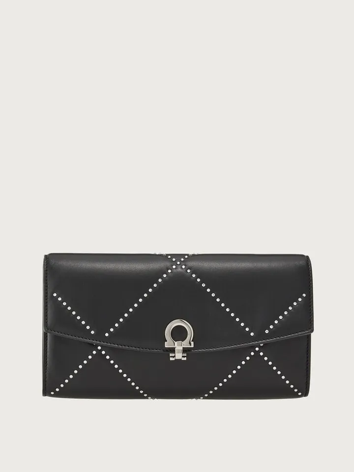 Ferragamo Women Gancini mini bag Black
