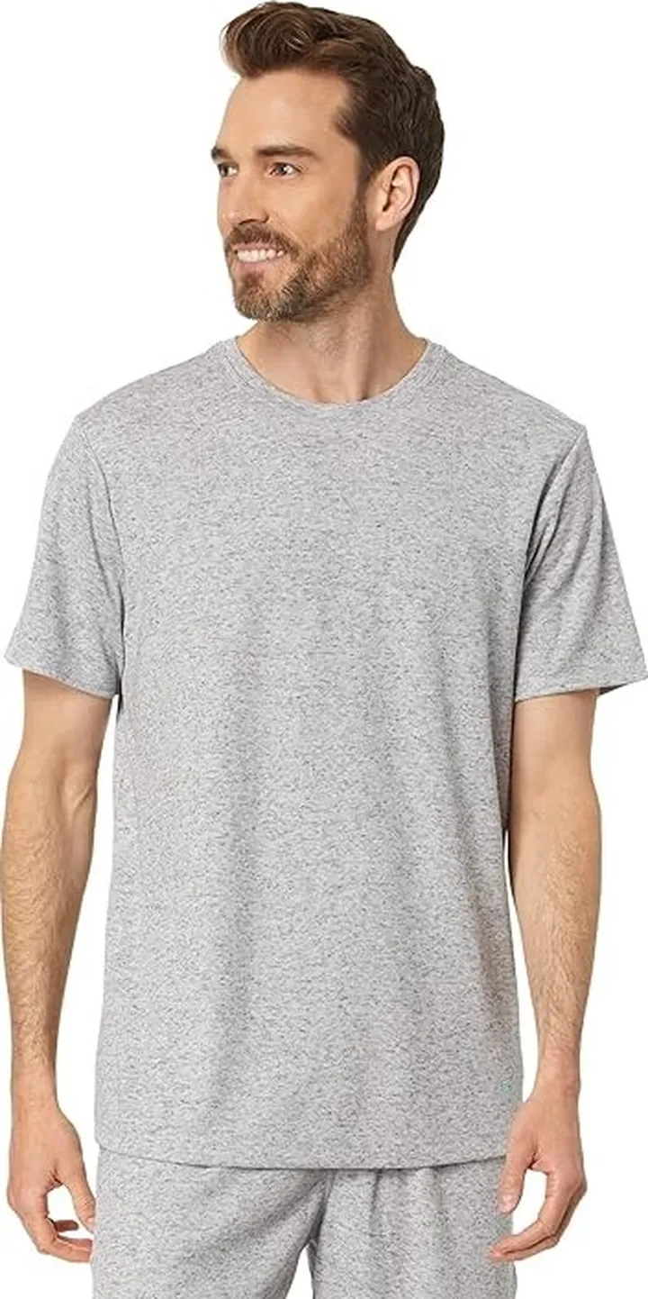 Tommy Bahama Short Sleeve Wicking Top (Grey) Men's Pajama