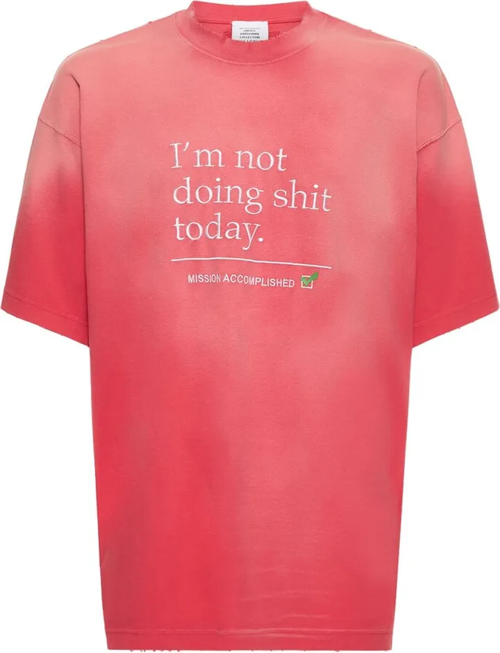 Not Doing Shit cotton t-shirt