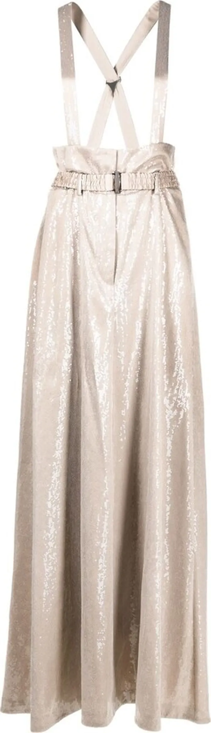 Sequinned High-Waisted Trousers