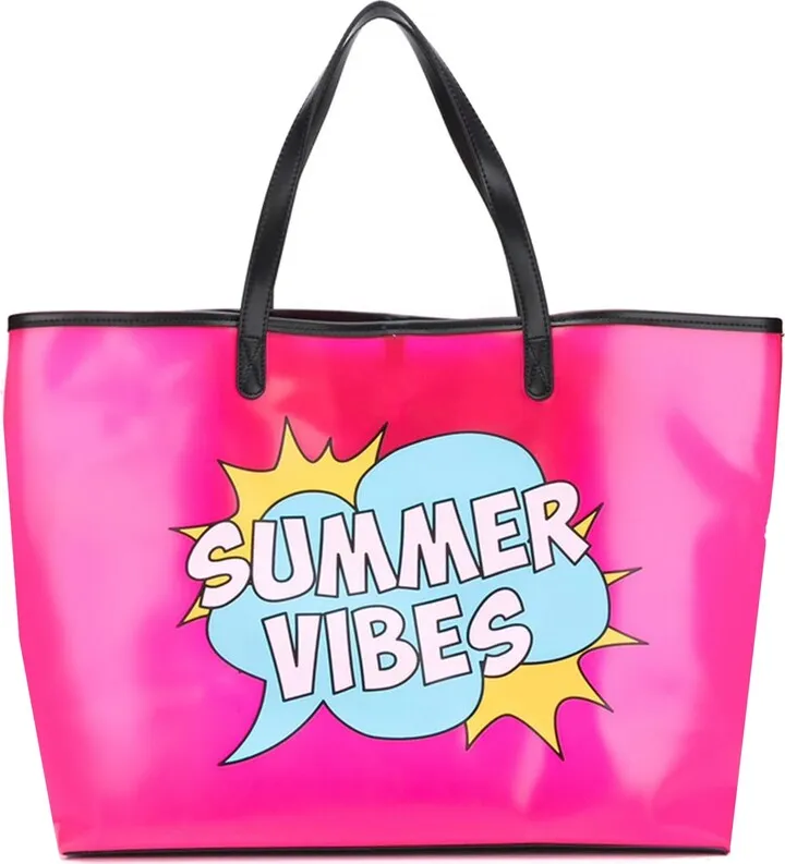 Summer Vibes Transparent Pvc Bag