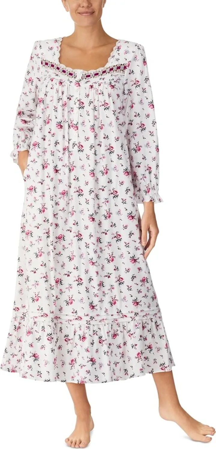 Eileen West Long Sleeve Long Ballet Woven Gown