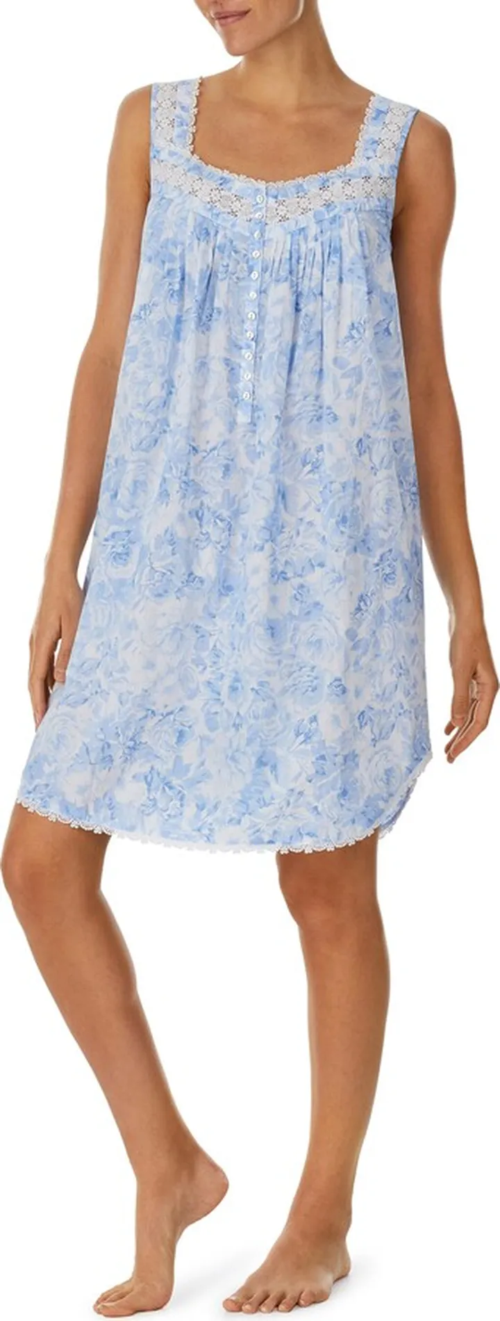 Floral Short Nightgown