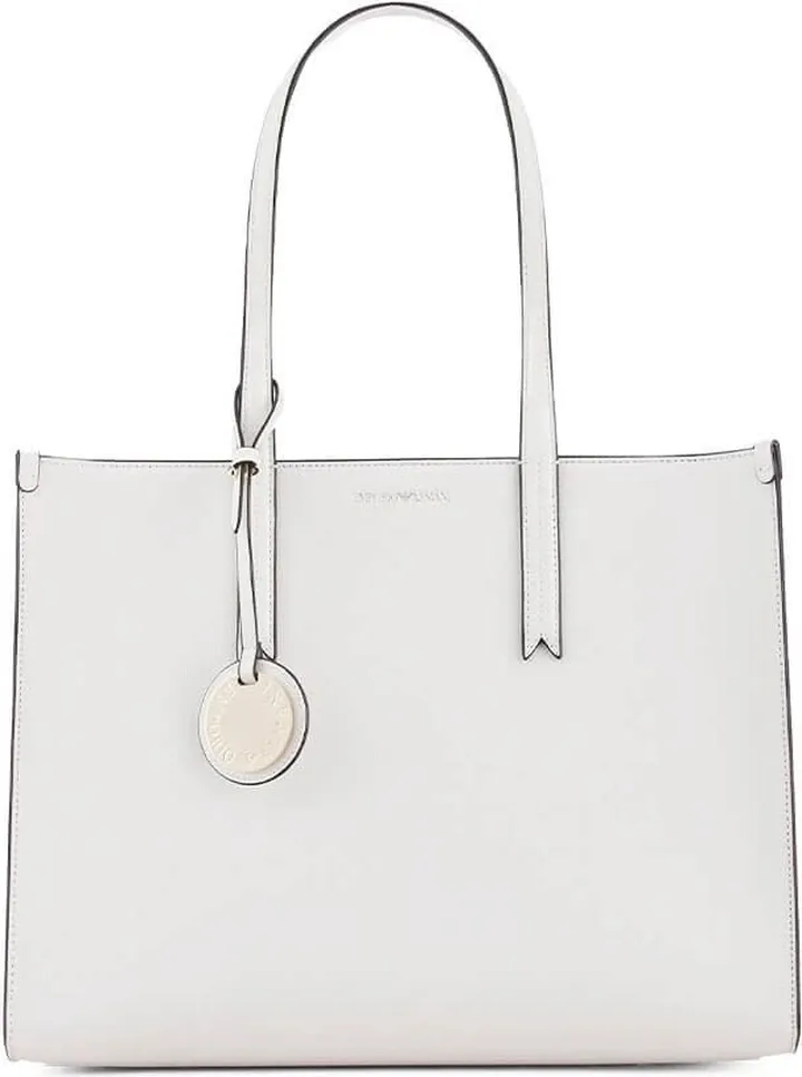 Emporio Armani White Shopping Bag