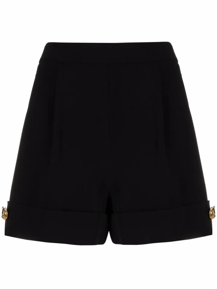 Tailored High-Waisted Shorts