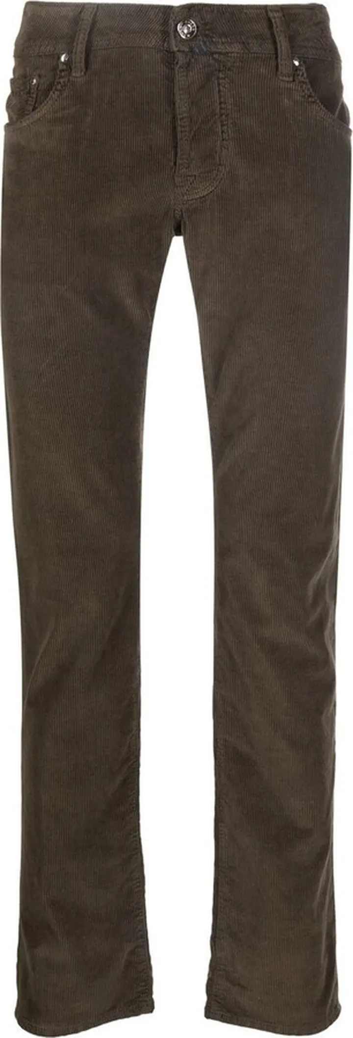 Corduroy Straight-Leg Trousers