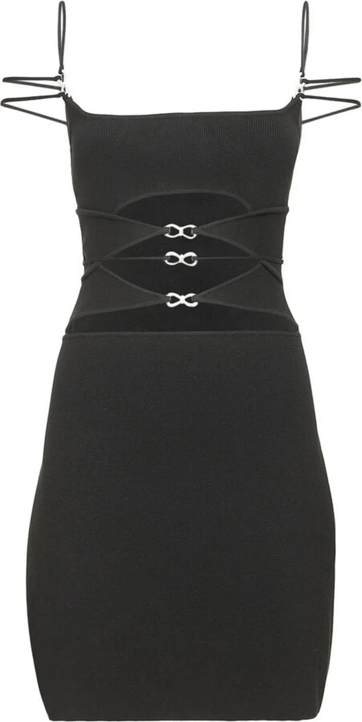 Matilde embellished cutout mini dress