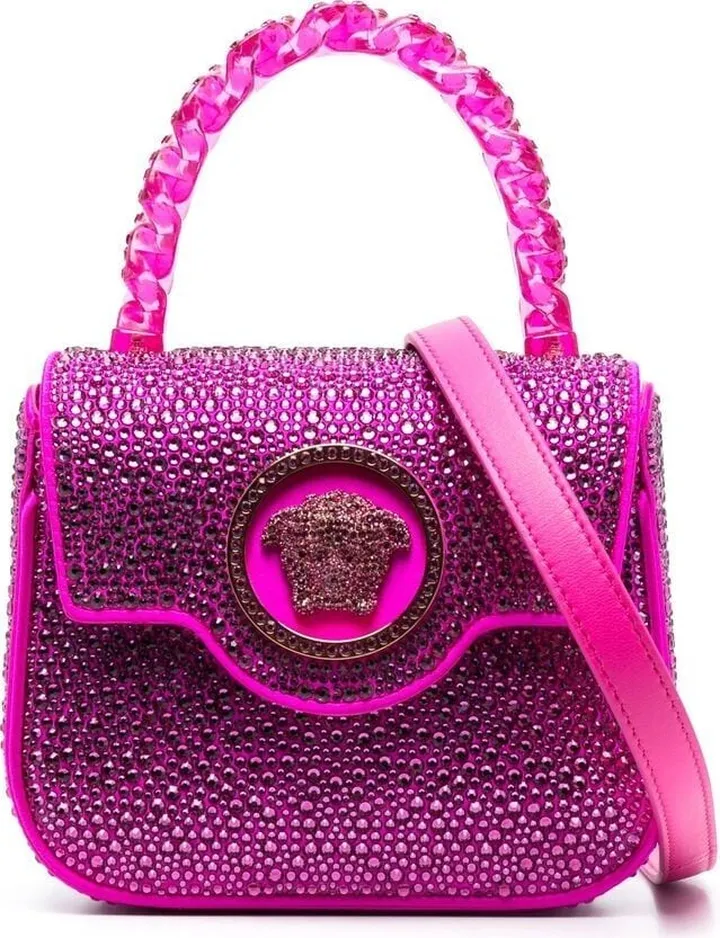La Medusa crystal mini bag