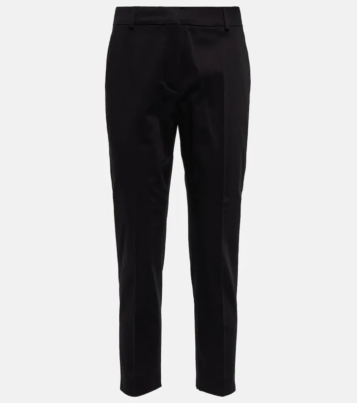 Lince cotton-blend cropped pants