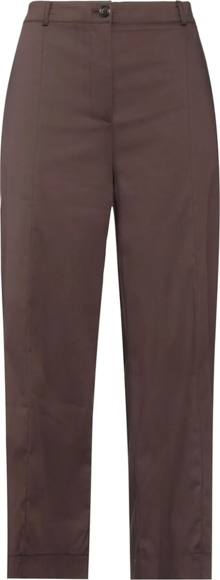 Cropped Pants Dark Brown