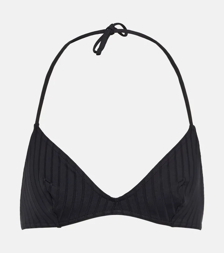 Curacao triangle bikini top