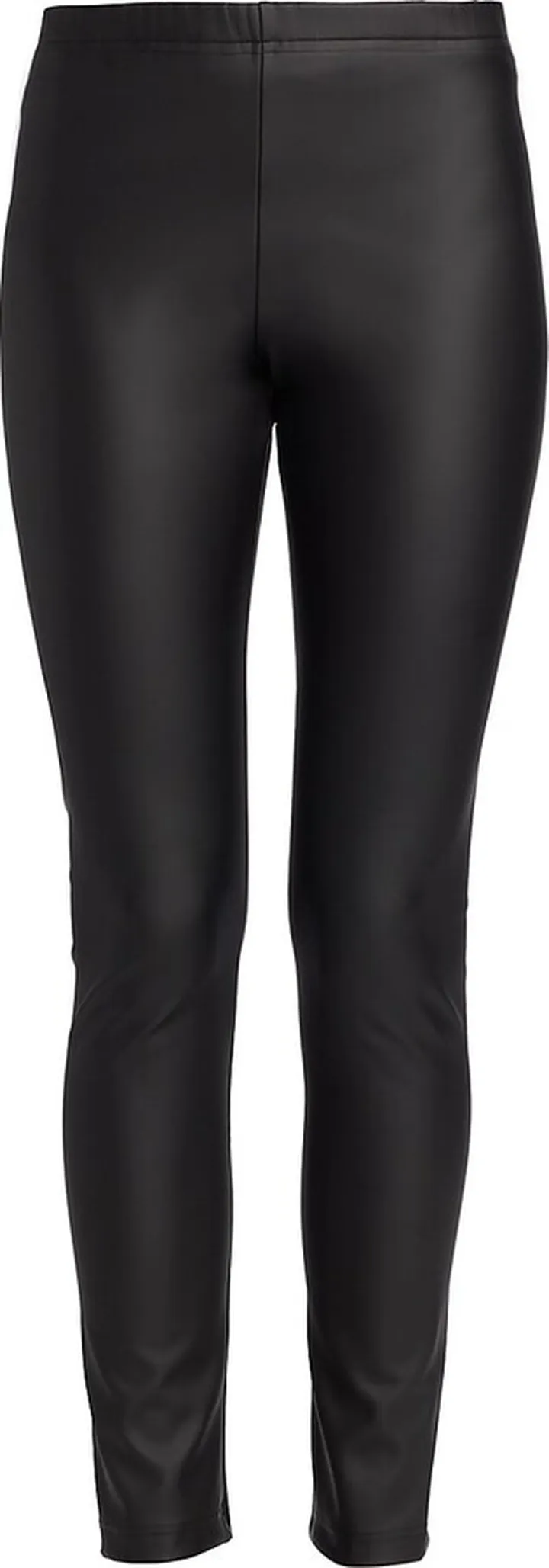 Faux-Leather Skinny Pants