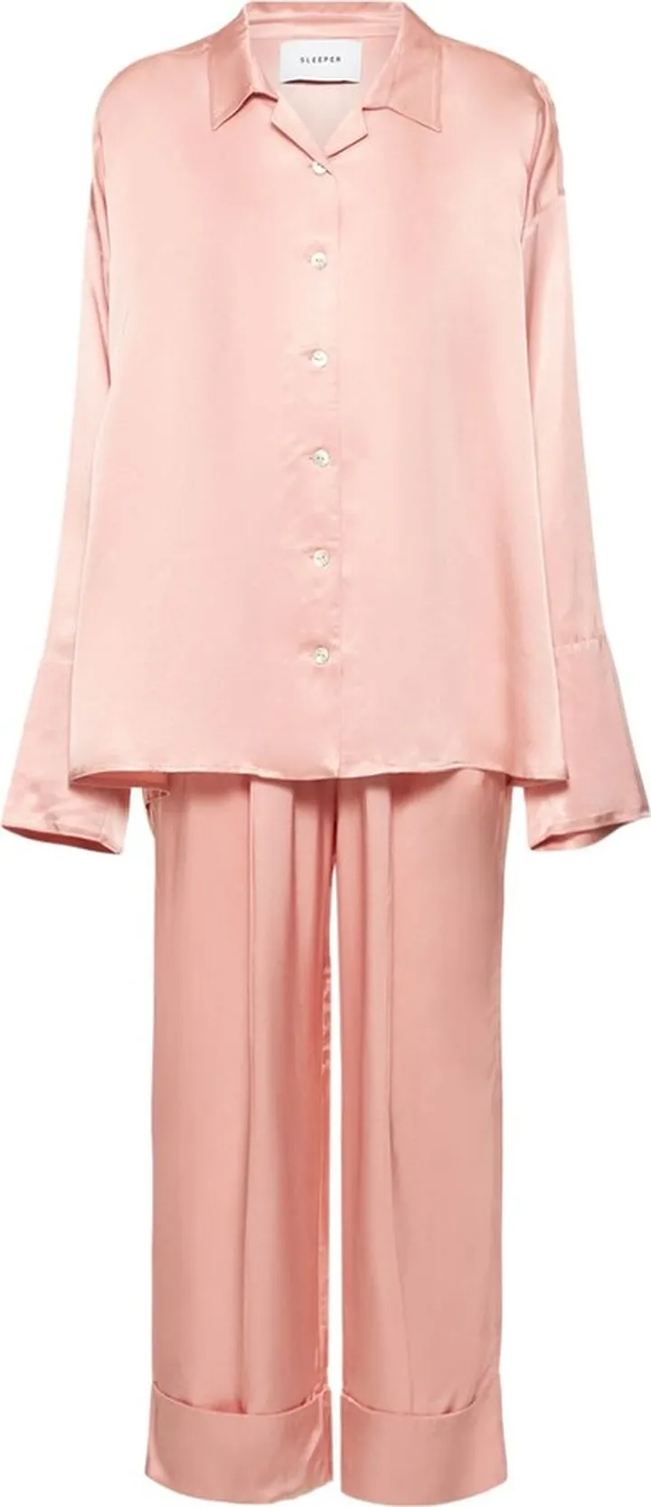 Sizeless satin pajama set
