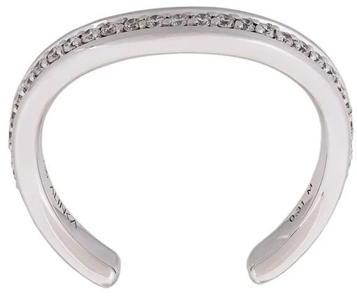 'TANIA' thumb ring diamond full surround ring