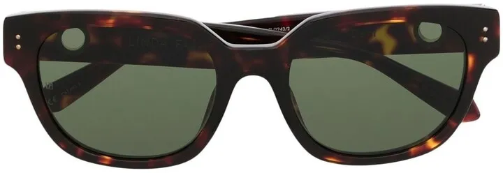 Cut-Out Square-Frame Sunglasses