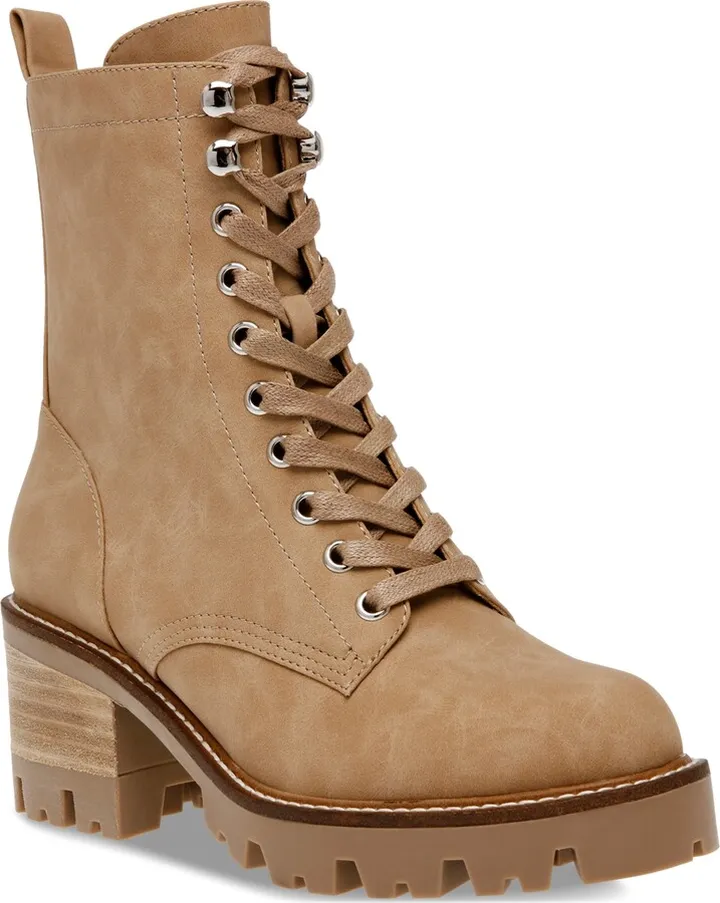 Dv Dolce Vita Women's Madey Lace-Up Biker Boots Women's Shoes