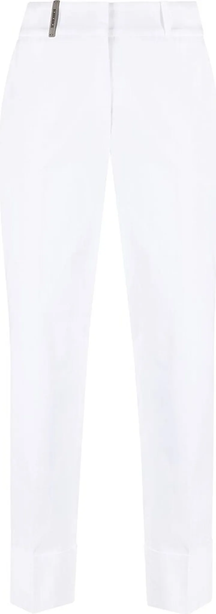 Slim-Fit Cropped Trousers