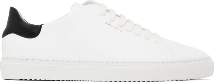 Axel Arigato White & Black Clean 90 Vegan Leather Sneakers