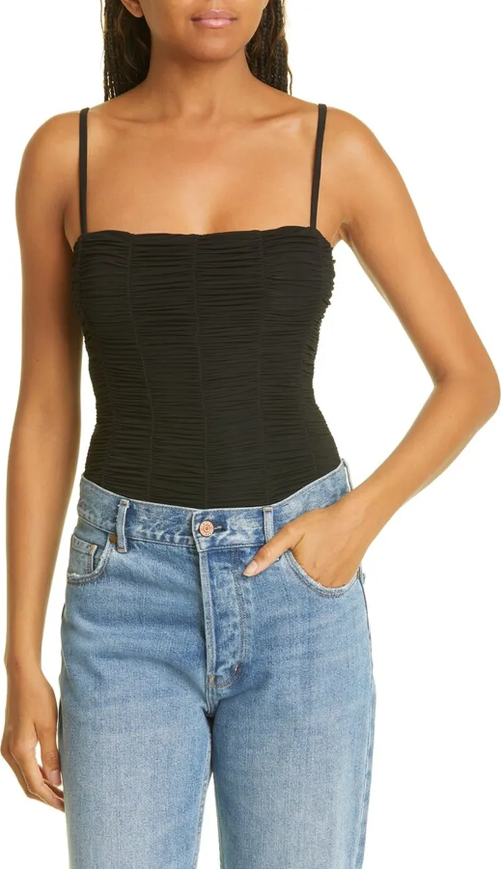 The Ezra Shirred Bodysuit