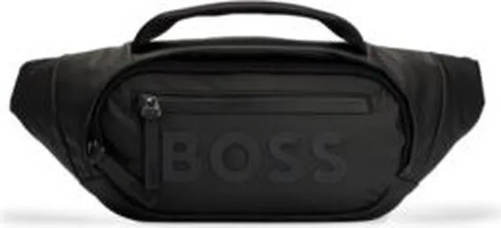 Belt bag with large tonal logo and full lining