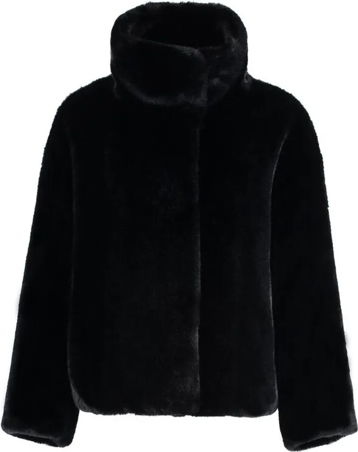 Stand Studio Zendaya High Neck Faux-Fur Jacket