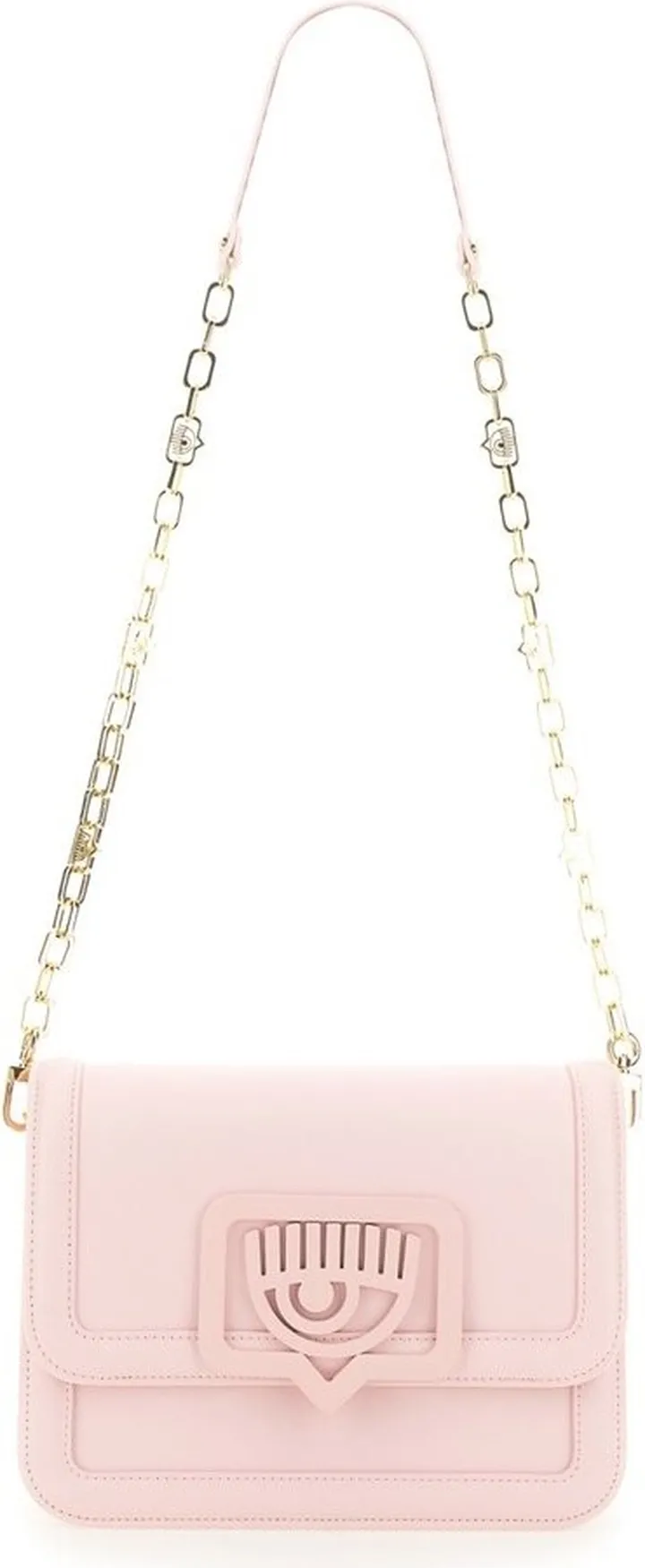 Chiara Ferragni Eyelike Chain-Linked Crossbody Bag