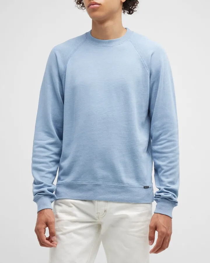 Men's Mélange Cotton Jersey Sweatshirt