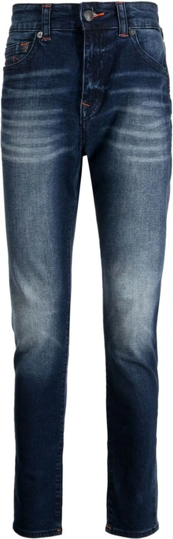 Logo-Patch Skinny Denim Jeans