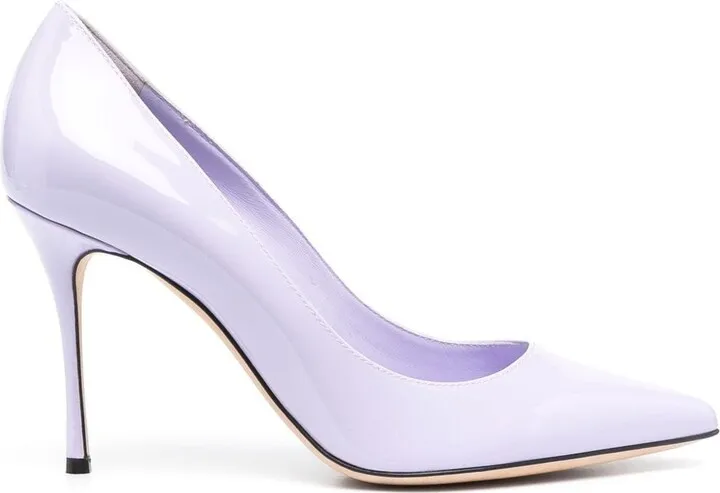 Godiva 100mm leather pumps