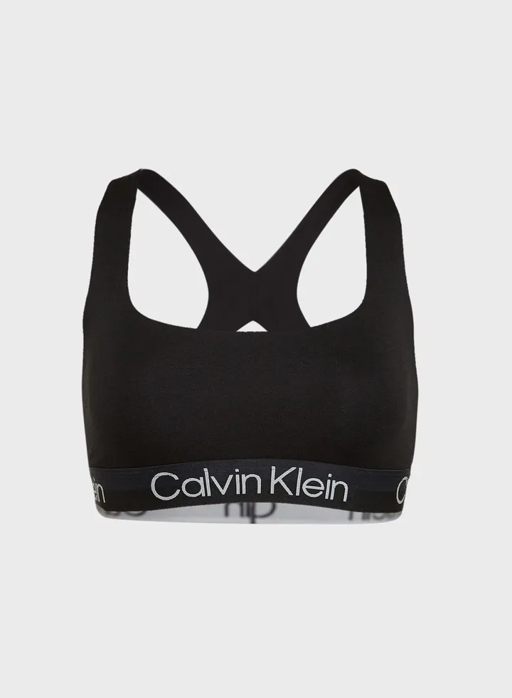 Logo Band Printed T-Shirt Bra