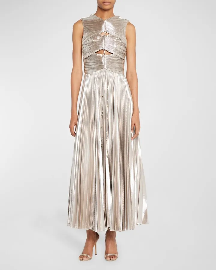 Kandoro Pleated Midi Dress